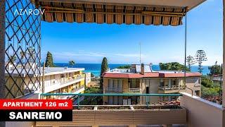  Four-room apartment in Sanremo by the sea