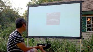 MosicGo Sport Portable Outdoor Movie Screen Ultra Short Throw (UST) Projector Review