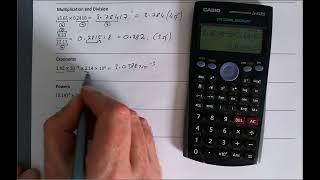 Using a scientific calculator