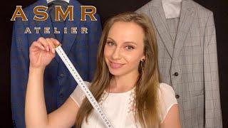 АСМР Мужское ательеМерки Ролевая игра 🪡 ASMR Men's atelier Role play  Measurements