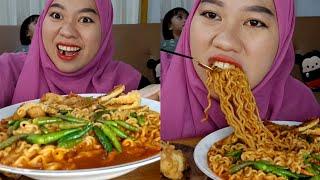 MUKBANG MIE PEDAS NYEMEK CABE RAWIT