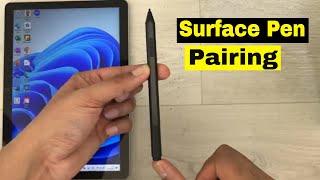 How to Connect Microsoft Surface Pen with Surface Go 3 Tablet