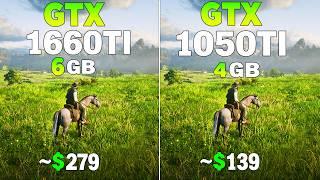 GTX 1660 Tİ Vs GTX 1050 Tİ - Test in 12 Games