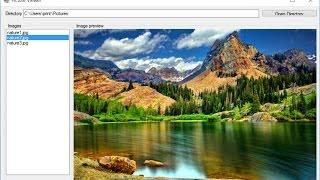 Create a picture viewer from scratch c# step-by-step