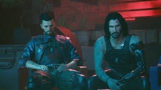 Cyberpunk 2077 - SECRET ENDING - V Kills Himself - V and Johnny Give up