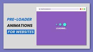 Pure Css Dot Loader Animation Using HTML And CSS | Pure Css Preloader Using Html And Css