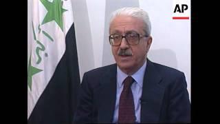 Iraq - Tariq Aziz gives interview