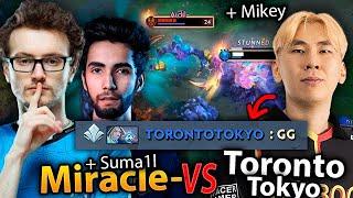 MIRACLE Anti-Mage and SUMAIL made TORONTOTOKYO call GG but then Mikey does this..