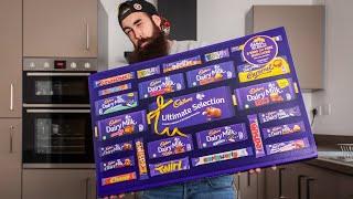 ONE MAN VS CADBURY'S WORLD'S BIGGEST SELECTION BOX | BeardMeatsFood