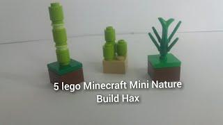 Lego Minecraft 5 Nature build hacks