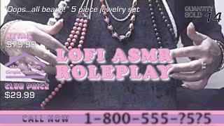 ASMR Home Shopping | "Oops...all beads" Necklace Collection | LoFi VHS | Sleepy Keys Tingle Network