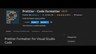 How to use  Prettier in Visual Studio Code -Code Formatting