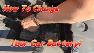 How To Change Your Car Battery! (easy!)