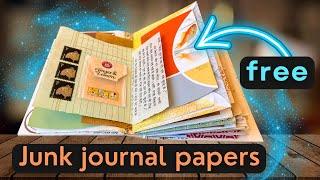 FREE finds for Junk Journals
