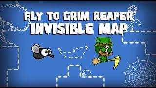 Playing EvoWorld.io On a INVISIBLE Map?? | Fly to Grim reaper Challenge