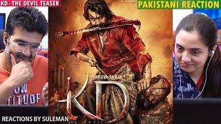 Pakistani Couple Reacts To KD - The Devil | Title Teaser | Hindi Movie | Prem's |Dhruva Sarja