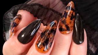 The Daily Nail: Tortoiseshell Dip Powder Nails #diynails #Nails #dipnails