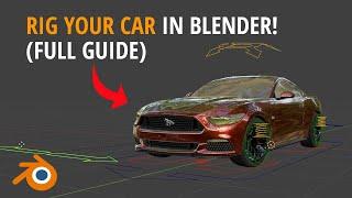 How to Rig Your Own Car in Blender: Master the Rigacar Add-On!