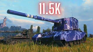 World of Tanks FV4005 Stage II  11.5K Damage & 3x FV4005 Stage II  11K & 12.5K & 10K