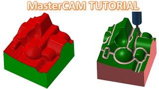 MasterCAM 2022 Tutorial #112 | Mill 3D Toolpath Mold & Die Machining