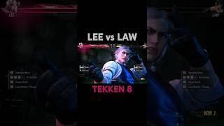 LEE vs LAW #tekken #tekken8