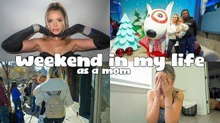 weekend in my life | getting glammed, mommy struggles, going to an event in nyc & more!