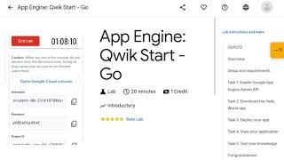App Engine Qwik Start Go GSP070 || #qwiklabs || #GSP070 || Solution