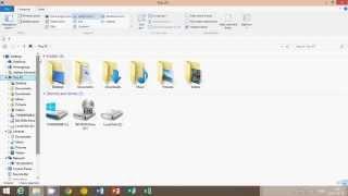 Windows 8.1 Understanding the file explorer structure