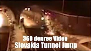 360 degree UHD Video | Slovakia Tunnel Jump Simulation | Virtual CRASH 4