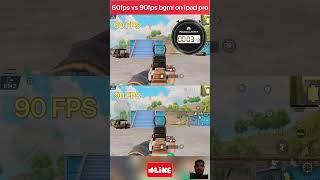 60 fps vs 90FPS #pubgmobile #godspsycho #bgmi #ipadpro202290fps #gaming #ipadpro90fpspubgmobile