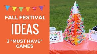 Fall Festival Ideas - 3 "Must Have" Games!