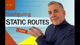 Junos starting out with configuring static routes | Tutorial