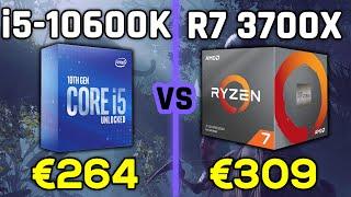 i5-10600K vs i5-9600K vs Ryzen 7 3700X - Comparison