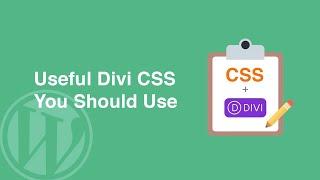 Useful CSS Code for Divi
