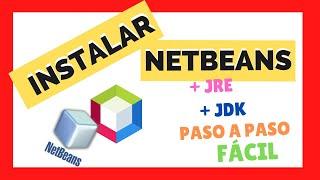  ¿Cómo instalar NETBEANS? + JRE + JDK 2023 |  TUTORIAL PASO A PASO