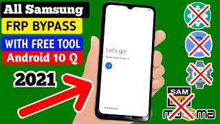 All Samsung FRP Bypass 2021 Android 10/Samsung All Google Lock Bypass WITH FREE TOOL 2021