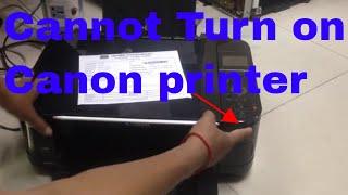 fix printer canon pixma MG5270 no power in