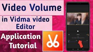 How to Adjust Video Volume in Vidma Video Editor App