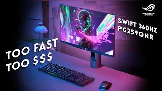 Is 360Hz Worth It? | ASUS ROG PG259QNR Review | Hardware Sugar