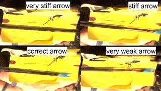 Slow Motion Recurve Bow pressure button and arrow interactions