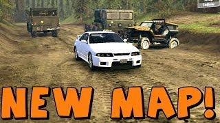 SpinTires | New Map [ChocoMap] First Exploration And New Vehicles!