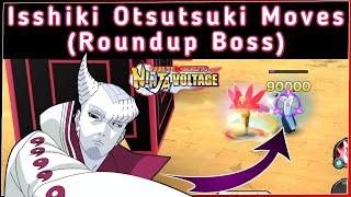 Isshiki Otsutsuki Moveset (as Roundup Boss) | Naruto X Boruto Ninja Voltage