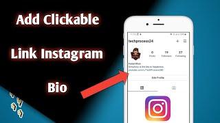 How to Add clickable link In Instagram bio 2021