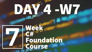 C-Sharp Foundation Course. Week 7, Day 4. Stored Procedure, RDLC Report