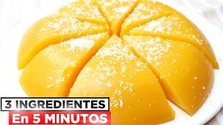 Postre de Naranja 3 INGREDIENTES y 5 MINUTOS | Receta DELICIOSA (Sin Horno)