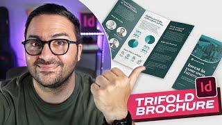 Adobe InDesign Class: Learn how to create a trifold brochure flip book