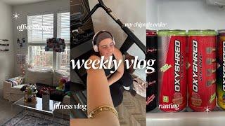 WEEKLY VLOG: fitness vlog, my chipotle order, thrifting, IM PISSED, rearranging my house & more 