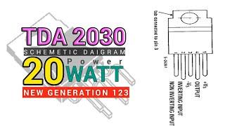 TDA 2030 Schemtic Daigram - New Generation 123