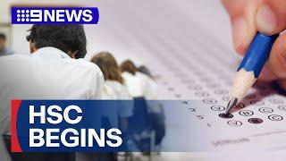 Thousands of students begin HSC exams | 9 News Australia