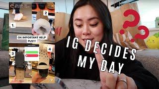 IG FOLLOWERS CONTROL MY DAY! + Shopping Haul (Zara, H&M, UGGZ)